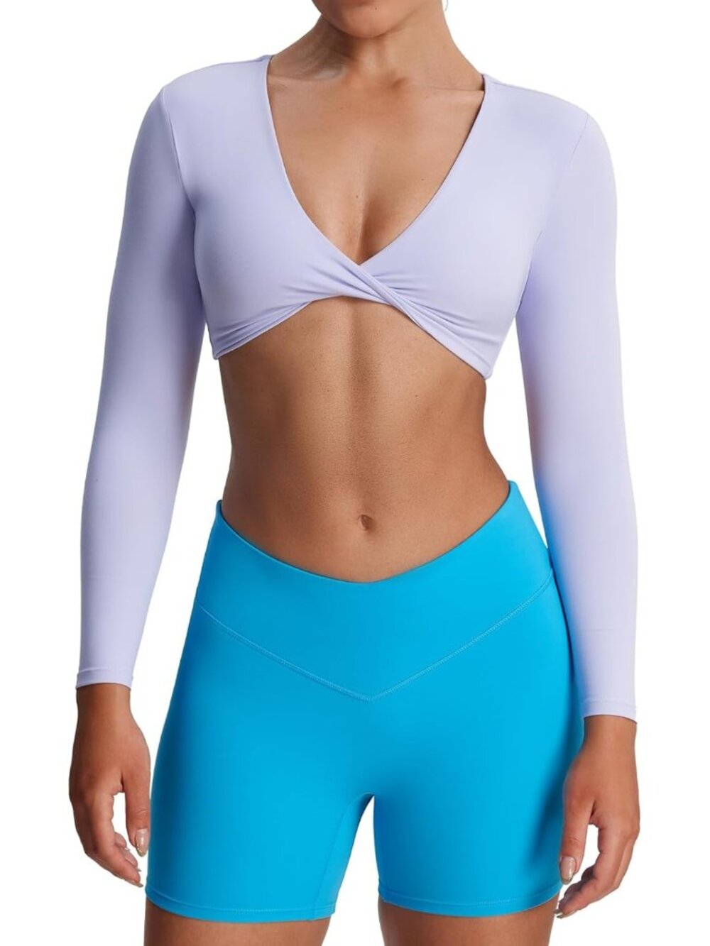 Trendy Long Sleeve Crop Top - Stylish Sienna Color, Perfect for Layering